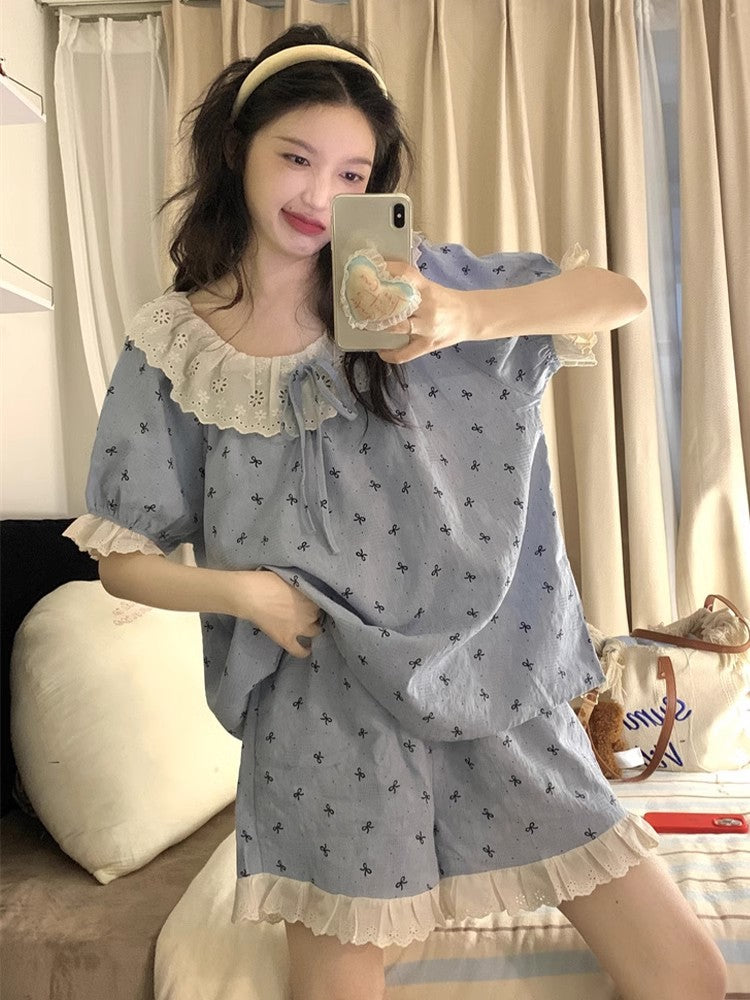 SW003 带胸垫云朵棉可爱风格睡衣