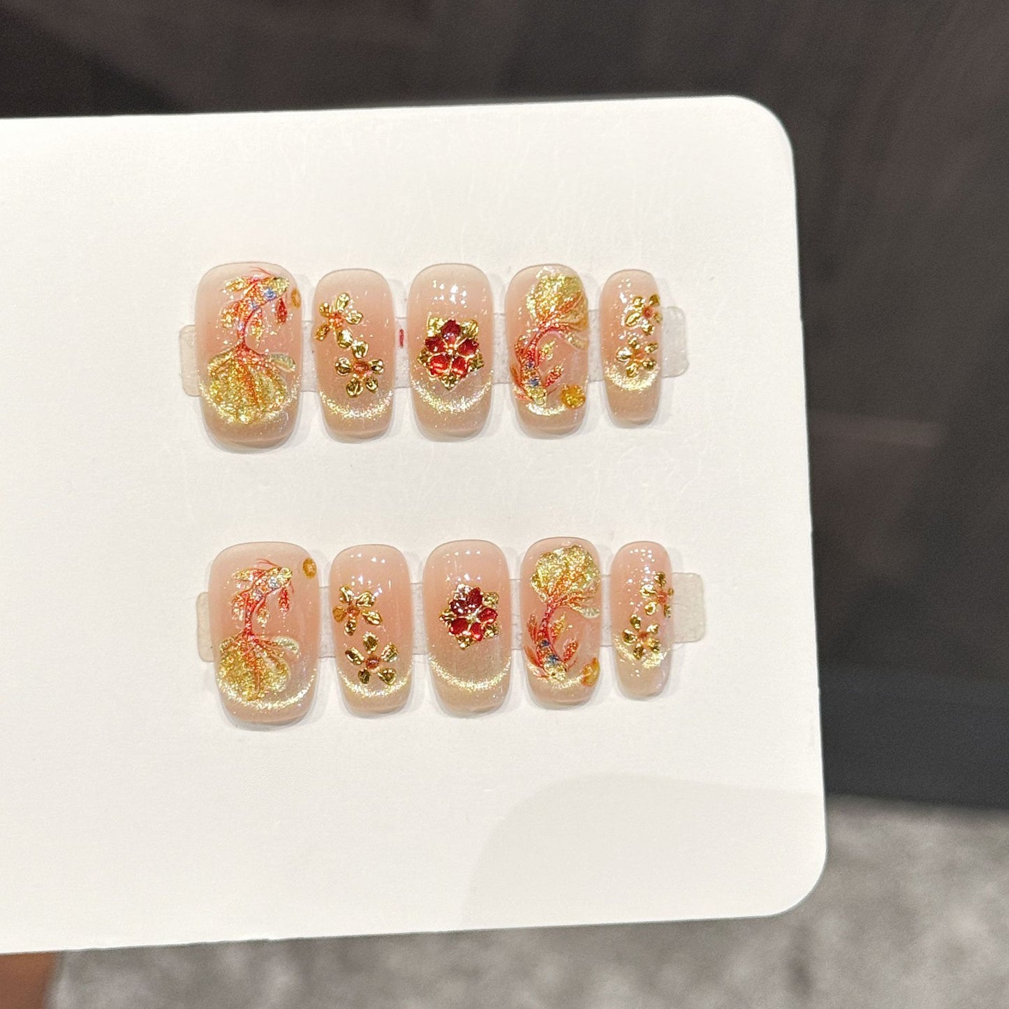 M462 金箔花影