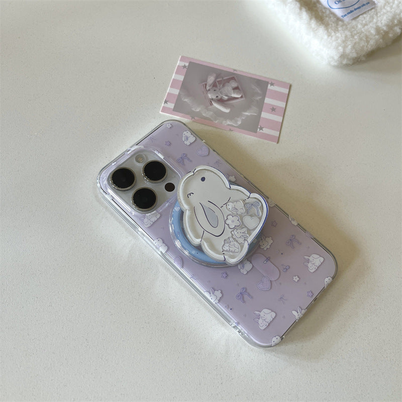 CM080 紫色可爱兔子