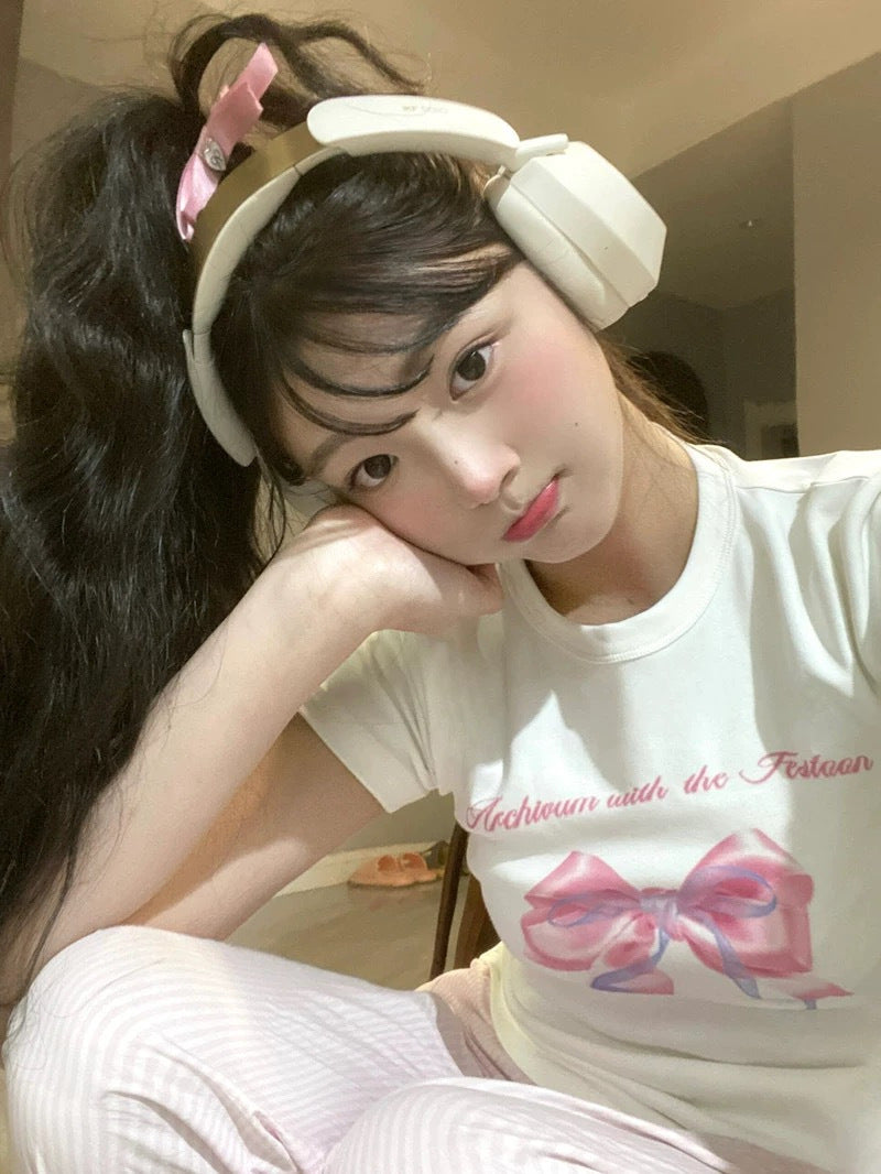 TP009 印花露脐短上衣