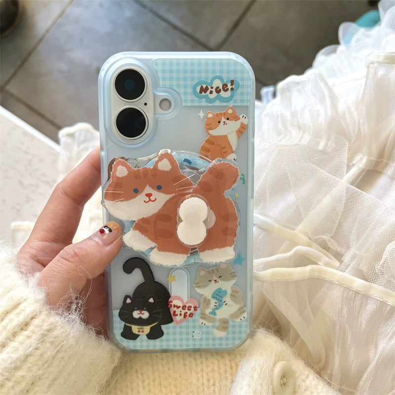 CM079 趣味猫咪旋转蛋蛋