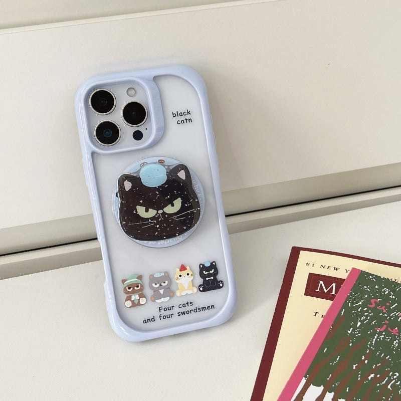 CM067 卡通黑猫头像