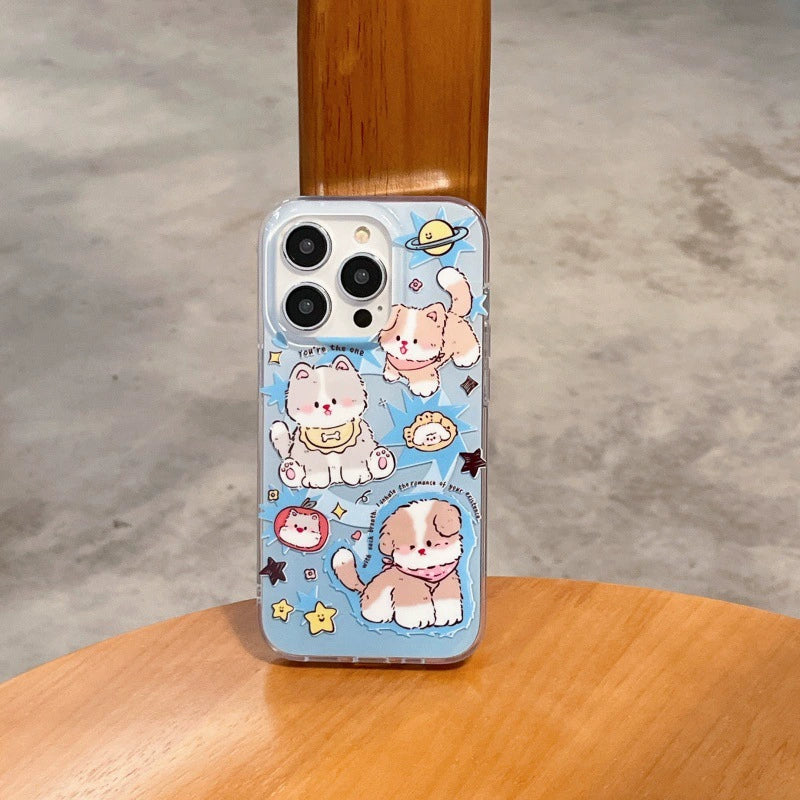 CC020 (12-16系列)可爱涂鸦围巾猫咪