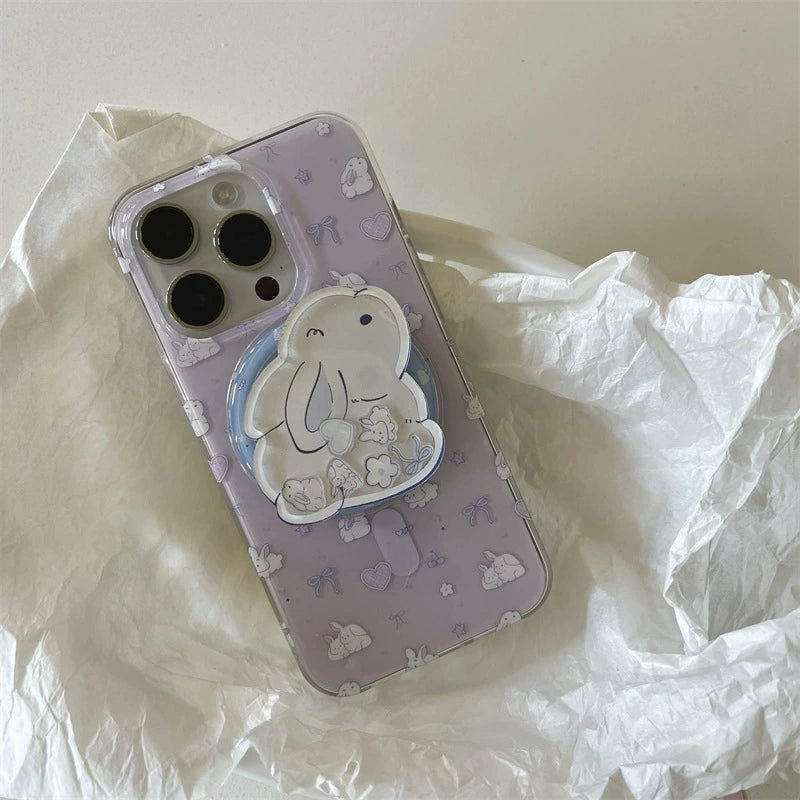 CM080 紫色可爱兔子
