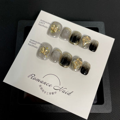 M275 黑色金箔爱心