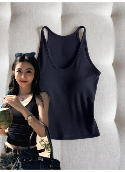 TB008 挂脖U领带胸垫背心