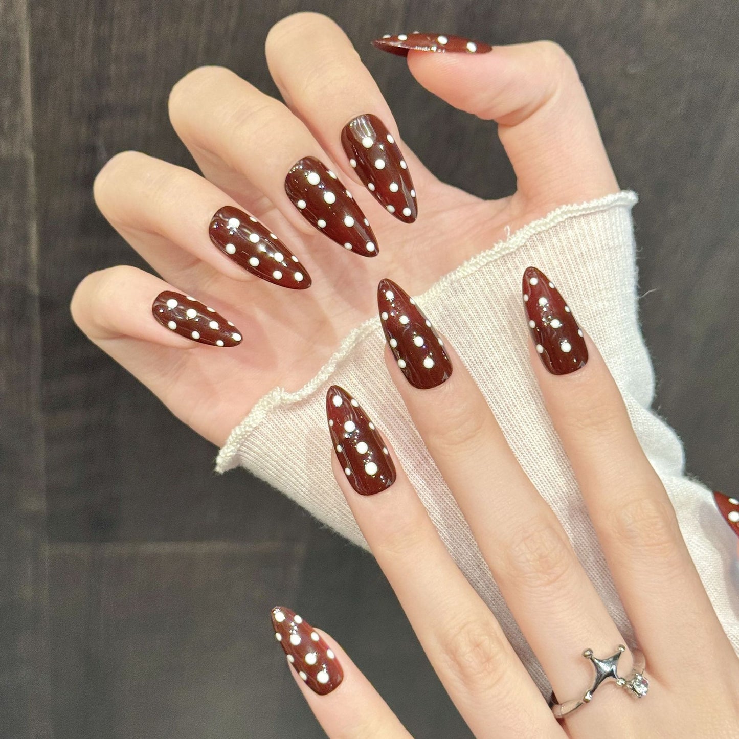 M045 裸棕柔珠