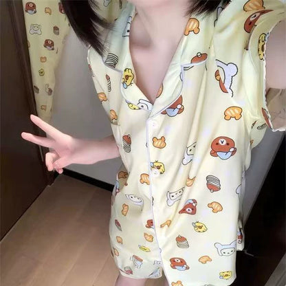 SW034 可爱轻松熊睡衣套装