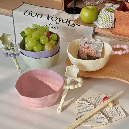 W010 糖豆珠点手把碗汤面