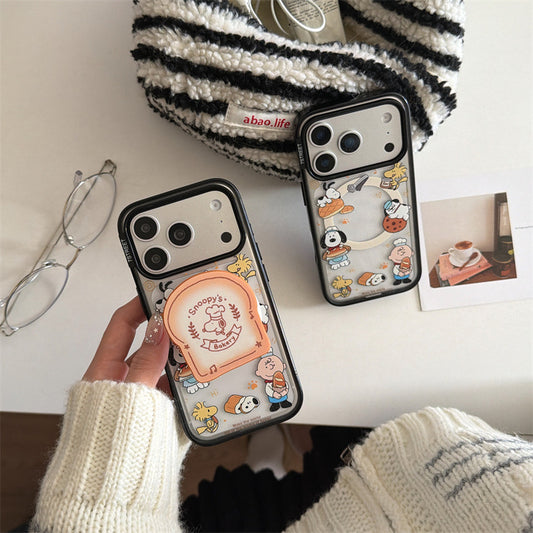 CY049 面包史努比烧磁吸手机壳