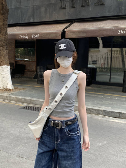 TB002 无袖外穿辣妹风背心