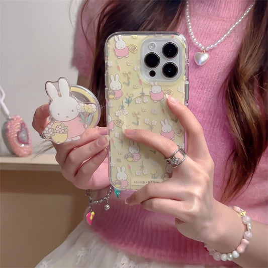 CY059 花粉衣米菲兔磁吸手机壳