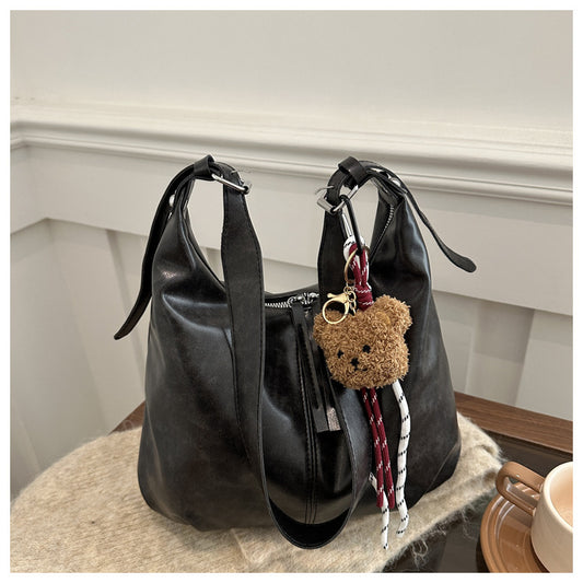 AB003 大容量通勤质感单肩包