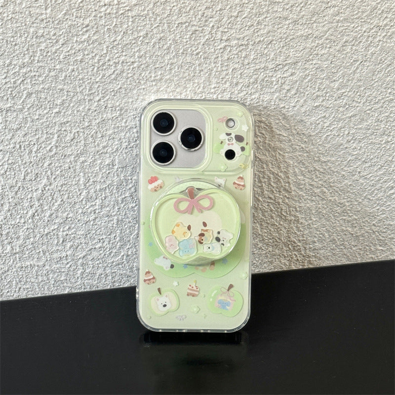 CC030 青苹果果冻磁吸手机壳