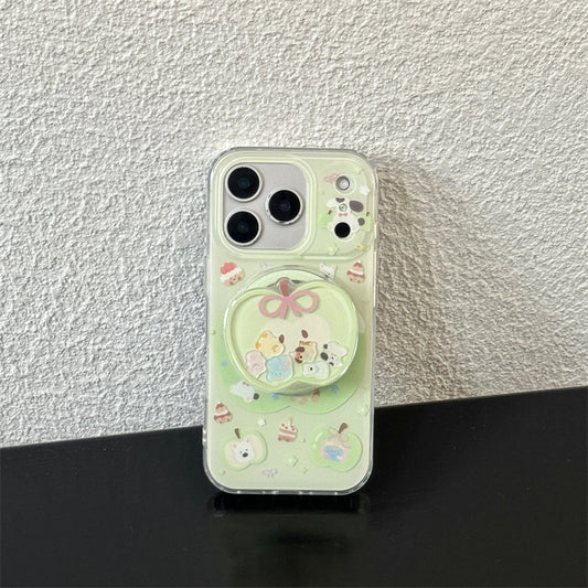 CC030 青苹果果冻磁吸手机壳