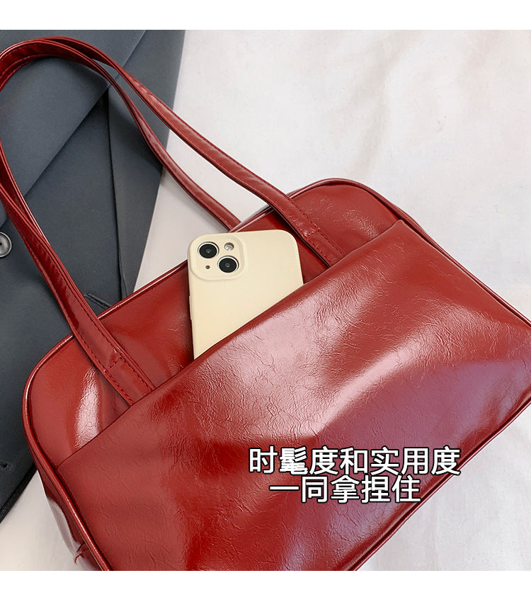 AB001 大容量通勤单肩包包