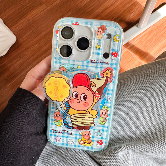 CY057 可爱星星人磁吸手机壳