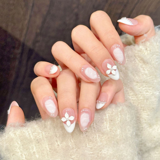 M473 杏粉花漾