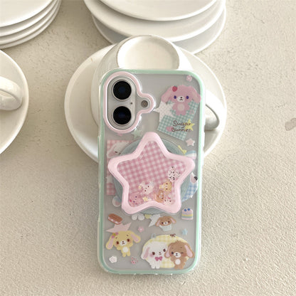 CY040 卡通甜品兔磁吸手机壳