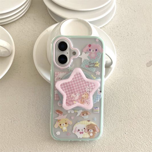 CY040 卡通甜品兔磁吸手机壳
