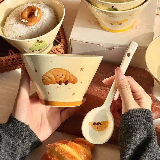 W005 水果可颂陶瓷碗