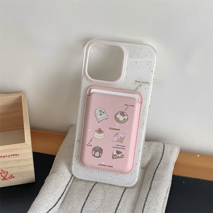 CY036 粉色蛋糕甜品磁吸手机壳