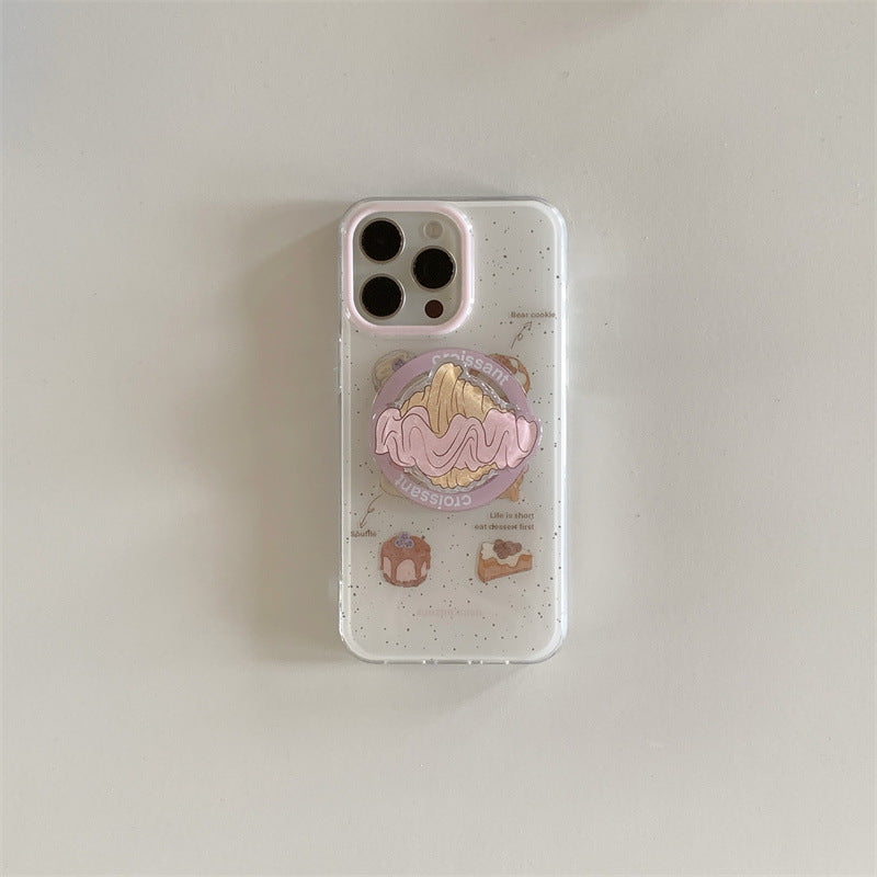 CY036 粉色蛋糕甜品磁吸手机壳