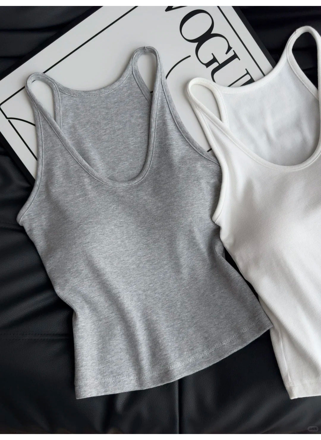 TB008 挂脖U领带胸垫背心