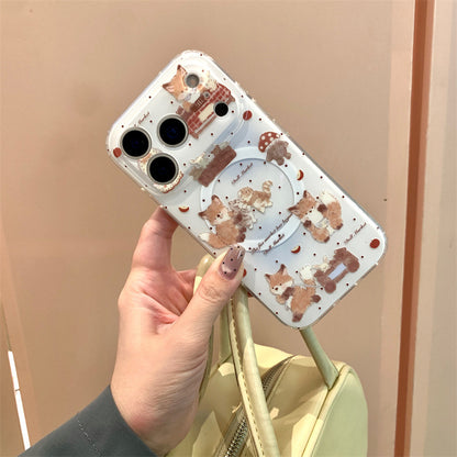 CY064 小狐狸磁吸手机壳