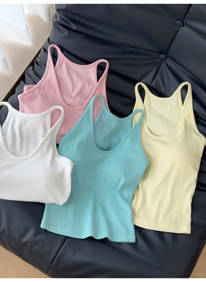 TB008 挂脖U领带胸垫背心