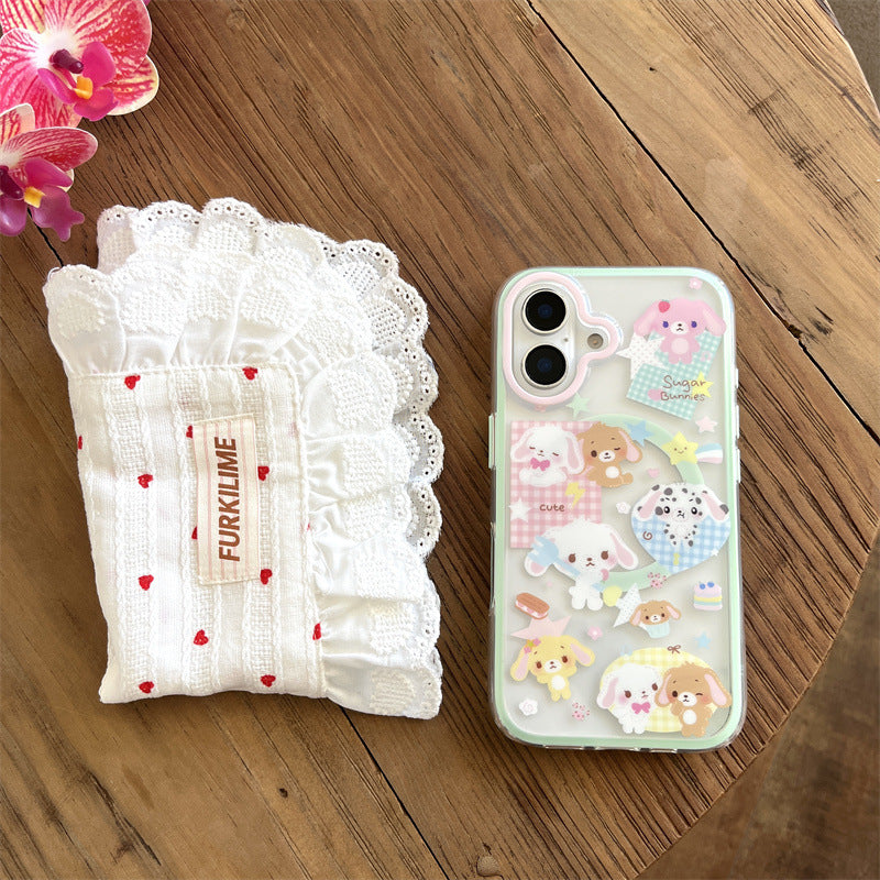 CY040 卡通甜品兔磁吸手机壳