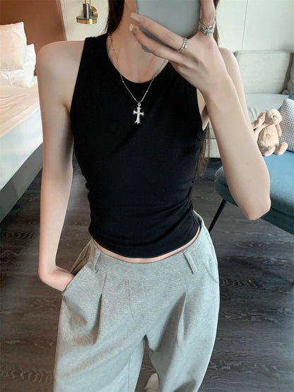 TB002 无袖外穿辣妹风背心