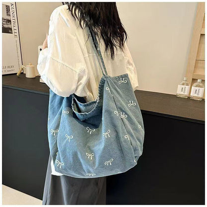 AB006 百搭大容量牛仔帆布包