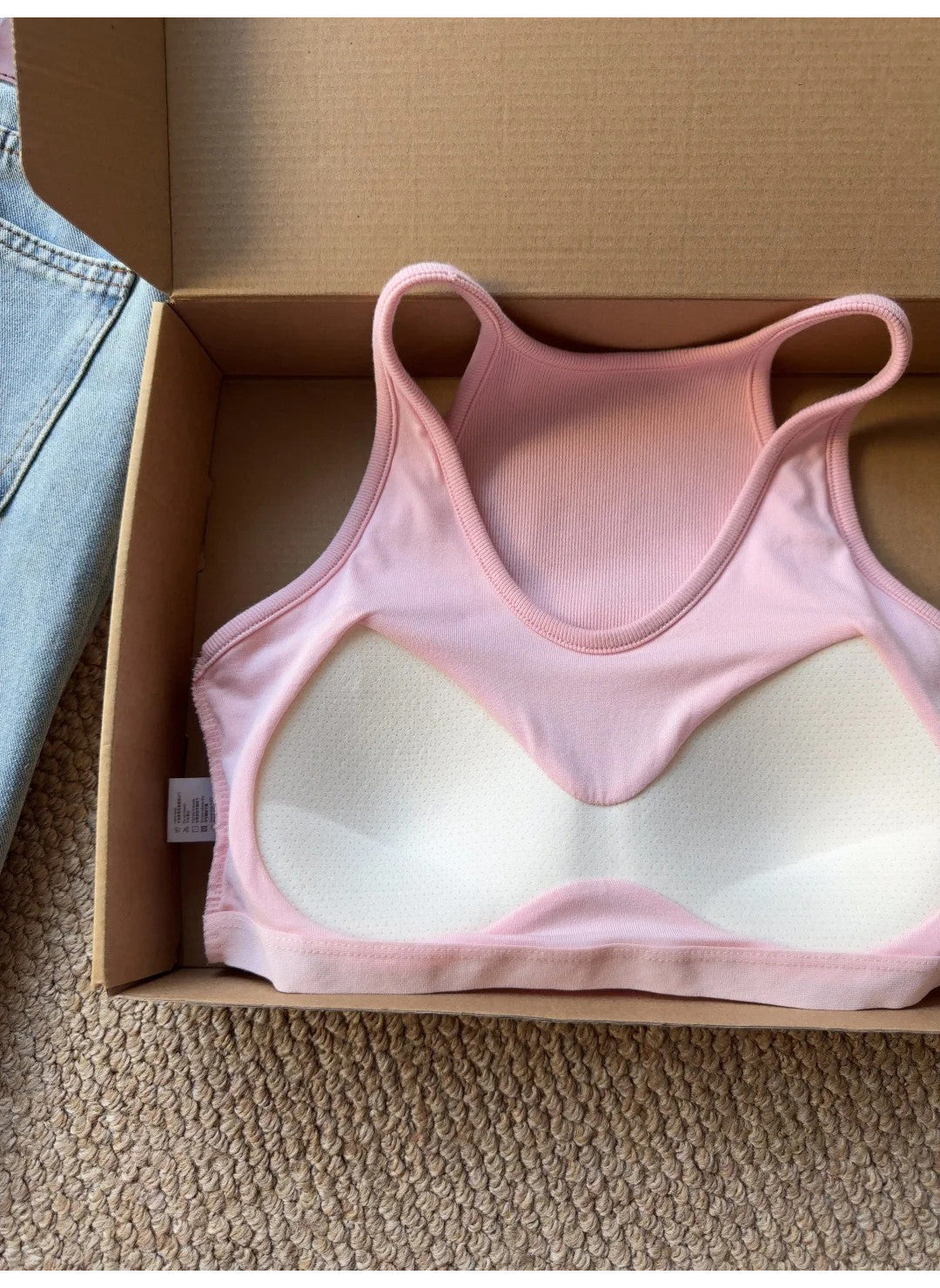 TB008 挂脖U领带胸垫背心