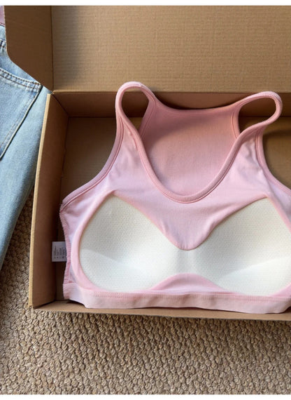 TB008 挂脖U领带胸垫背心