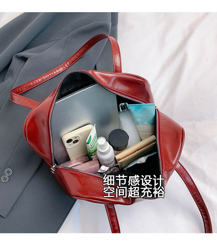 AB001 大容量通勤单肩包包