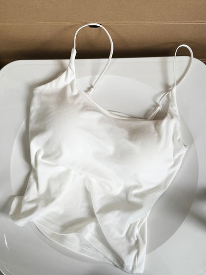 TB004 带胸垫可调节吊带背心