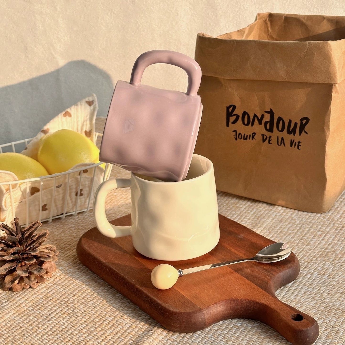 W019 Ins 简约马克杯