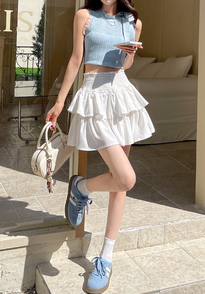 BB030 高腰蓬蓬蛋糕裙