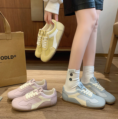 HS026 复古百搭平底德训鞋