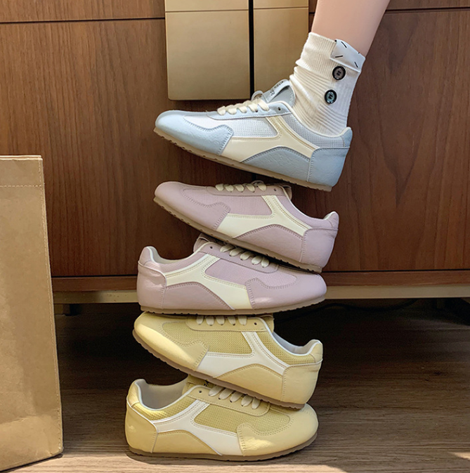 HS026 复古百搭平底德训鞋