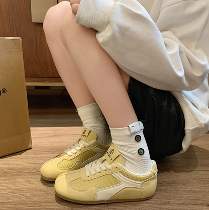 HS026 复古百搭平底德训鞋