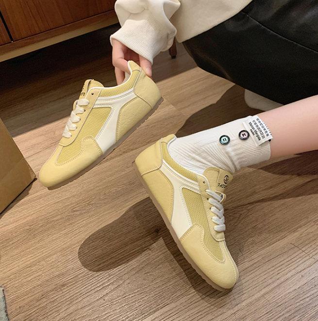 HS026 复古百搭平底德训鞋