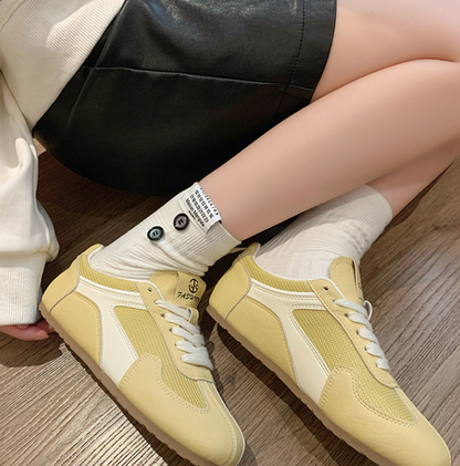 HS026 复古百搭平底德训鞋